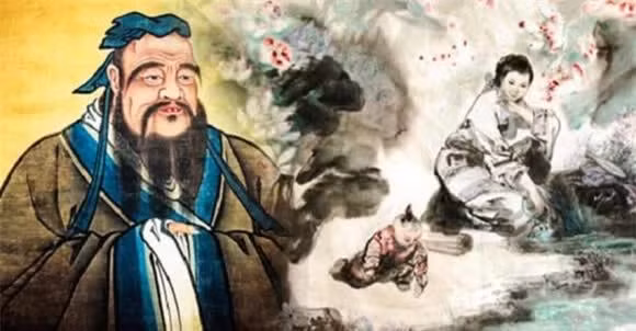 Tương truyền, Khổng Tử chào đời khi cha của ông là Thúc Lương Ngột đã ngoài 60 tuổi và mong ngóng có được con trai nối dõi. Trong khi đó, mẹ ông là Nhan Chinh Tại khi đó chưa đầy 20 tuổi mà cha ông, tuổi đã ngoài 60. Họ là cặp vợ chồng có sự chênh lệch tuổi tác khá lớn so với nhiều gia đình khác.