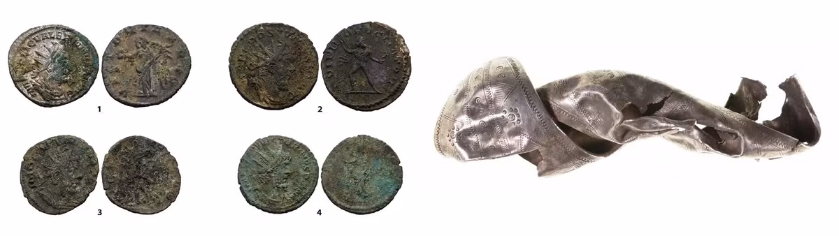 Timo Lang, người giám sát cuộc khai quật, cho hay: "Hầu hết các đồng tiền đều được gọi là Antoniniani - đồng tiền bạc chính thức của đế chế La Mã vào thế kỷ thứ 3 sau Công nguyên nhưng chủ yếu được làm bằng đồng với một lớp phủ bằng bạc mỏng bên ngoài".