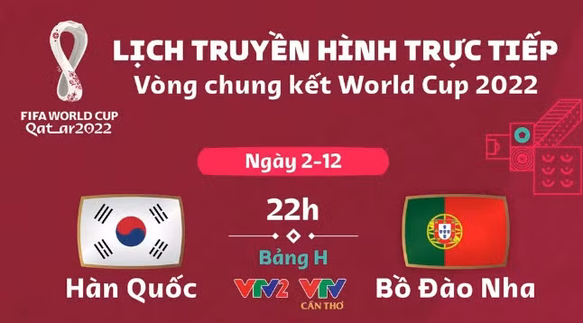 Link xem truc tiep Bo Dao Nha vs Han Quoc 22h 2/12 World Cup 2022