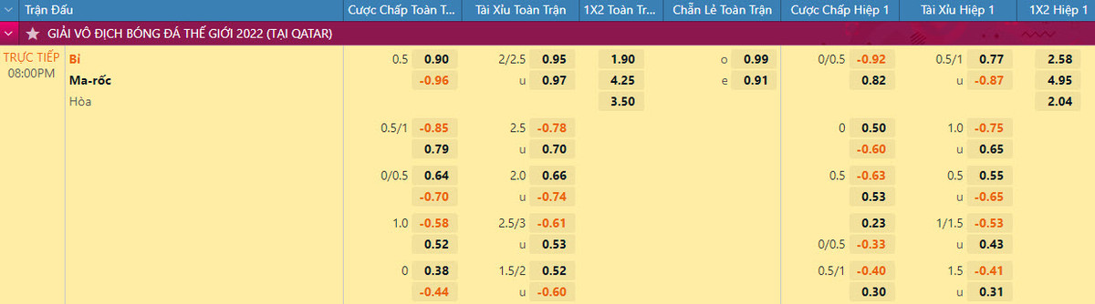 Nhan dinh soi keo Bi vs Ma Roc 20h 27/11 bang F World Cup 2022-Hinh-2