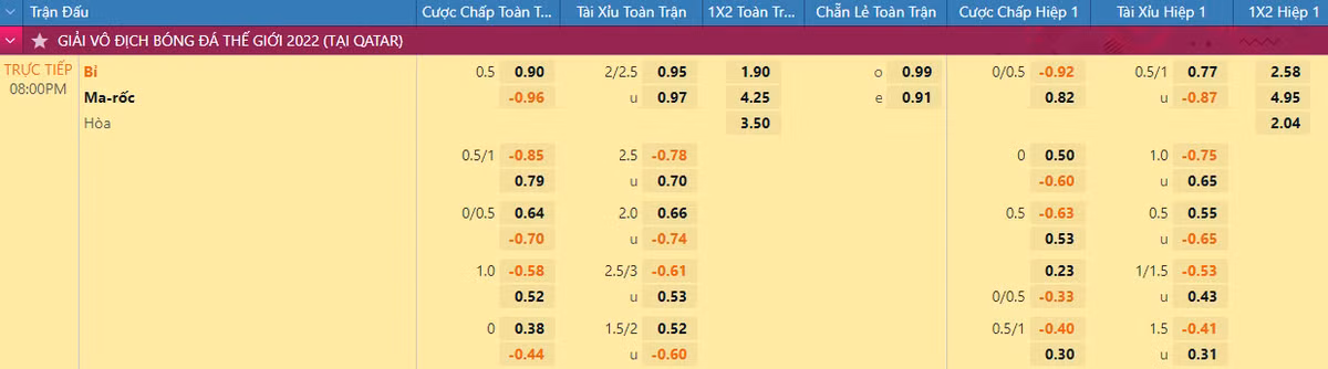 Nhan dinh soi keo Bi vs Ma Roc 20h 27/11 bang F World Cup 2022-Hinh-2