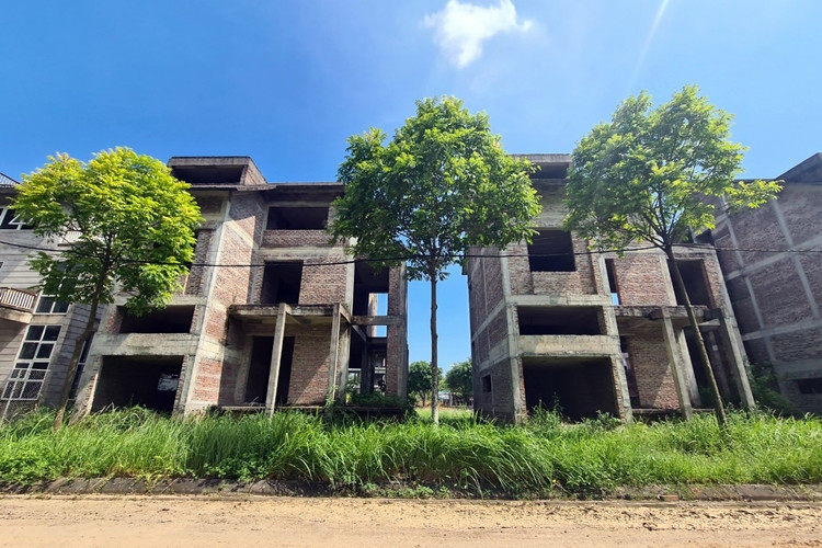 Tuy nhiên ghi nhận của phóng viên 23/7/2022, đã hơn thập kỷ đã trôi qua, phần lớn diện tích dự án Ngôi Nhà Mới vẫn bị bỏ hoang.