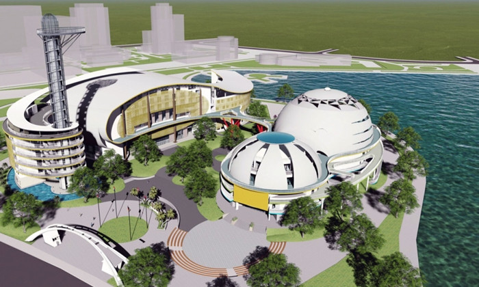 Dự án khi đi vào hoạt động sẽ trở thành một điểm nhấn, một không gian sinh hoạt văn hóa, là nơi diễn ra các hoạt động quốc tế của thanh, thiếu nhi, thể hiện sự quan tâm của thành phố đối với các công dân tương lai của Thủ đô. (Ảnh: Phối cảnh dự án).