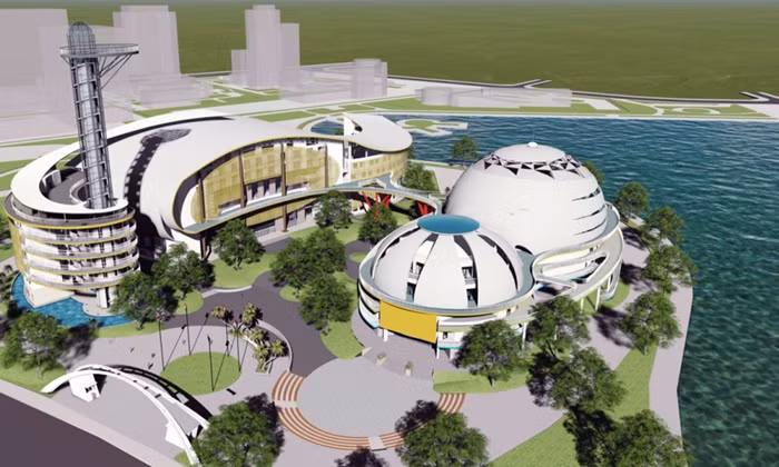 Dự án khi đi vào hoạt động sẽ trở thành một điểm nhấn, một không gian sinh hoạt văn hóa, là nơi diễn ra các hoạt động quốc tế của thanh, thiếu nhi, thể hiện sự quan tâm của thành phố đối với các công dân tương lai của Thủ đô. (Ảnh: Phối cảnh dự án).