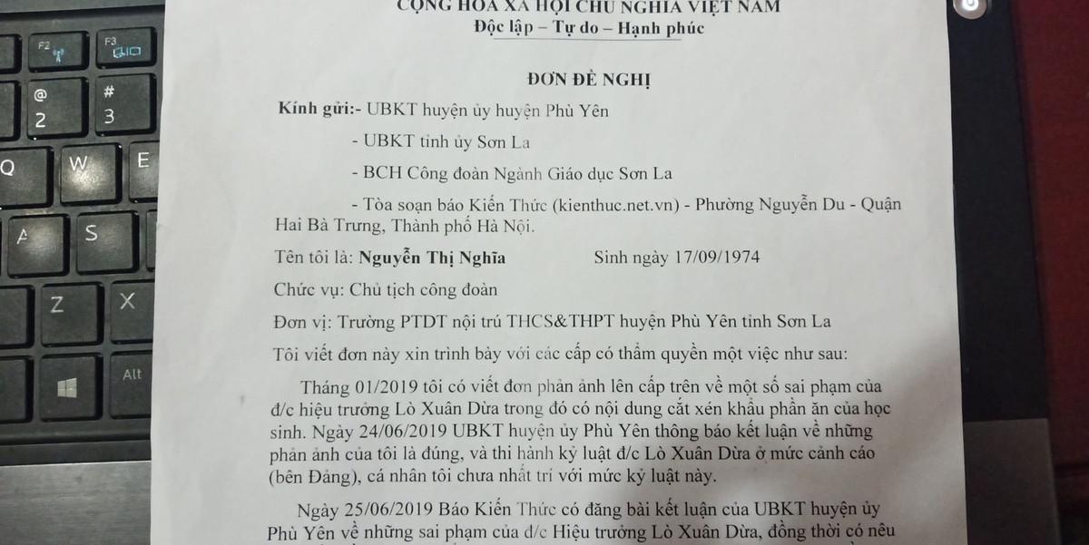 Hieu truong Noi tru Phu Yen bot xen suat an hoc sinh de lap 