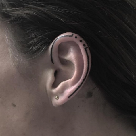 Chỉ đơn giản là những đường cong trừu tượng cũng mang lại nét phá cách thực sự quyến rũ.