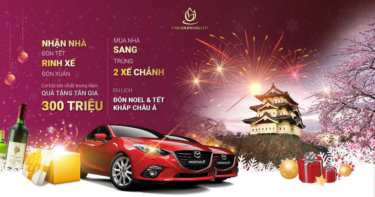 Co hoi nhan 2 xe mazda 3 va nhieu qua tang gia tri khi mua nha cuoi nam