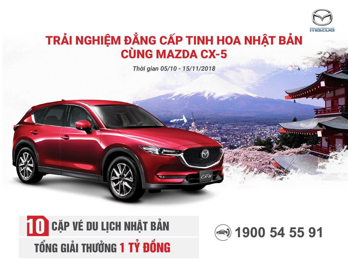 Mua Mazda CX-5 nhan chuyen du lich Nhat Ban