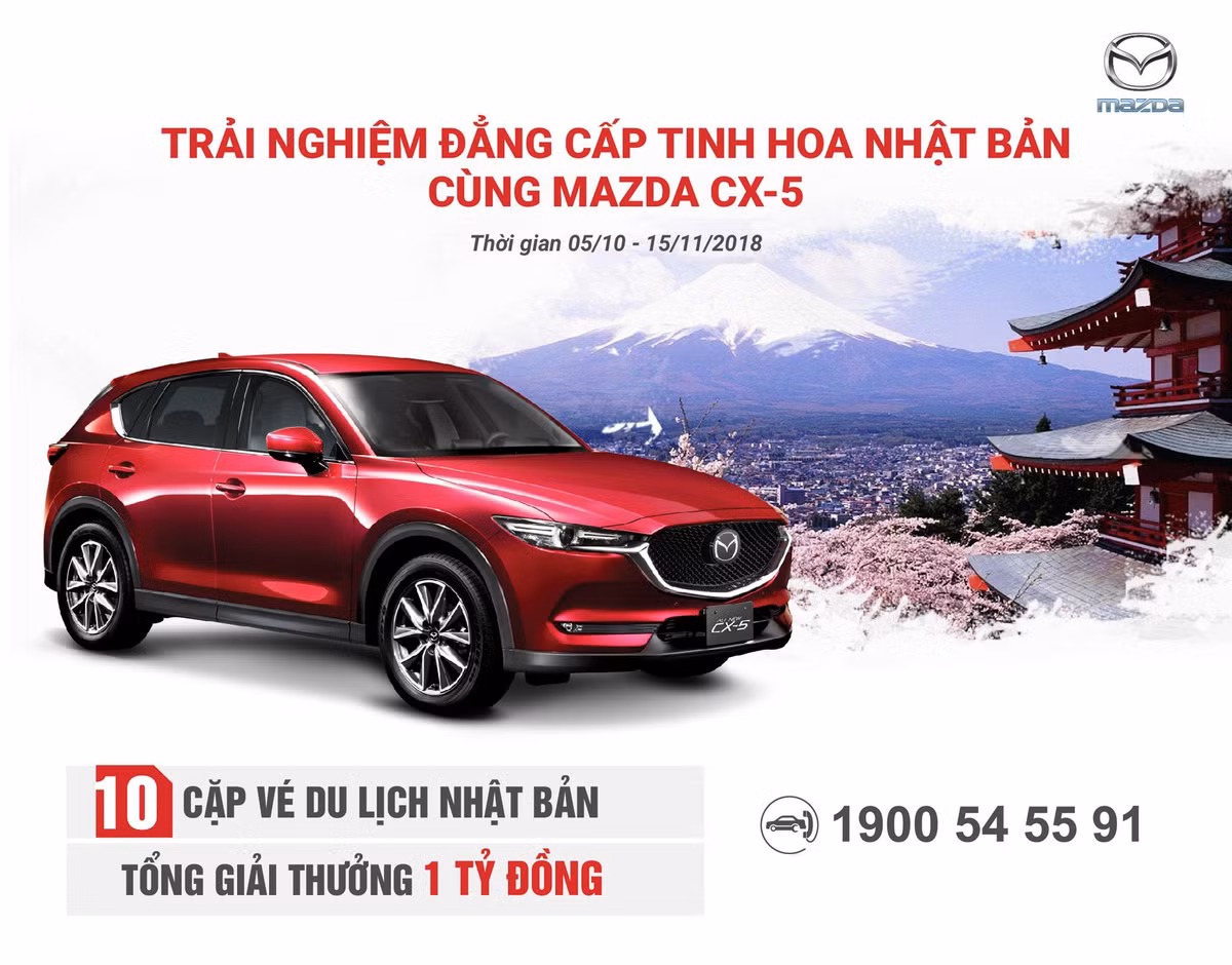 Mua Mazda CX-5 nhan chuyen du lich Nhat Ban