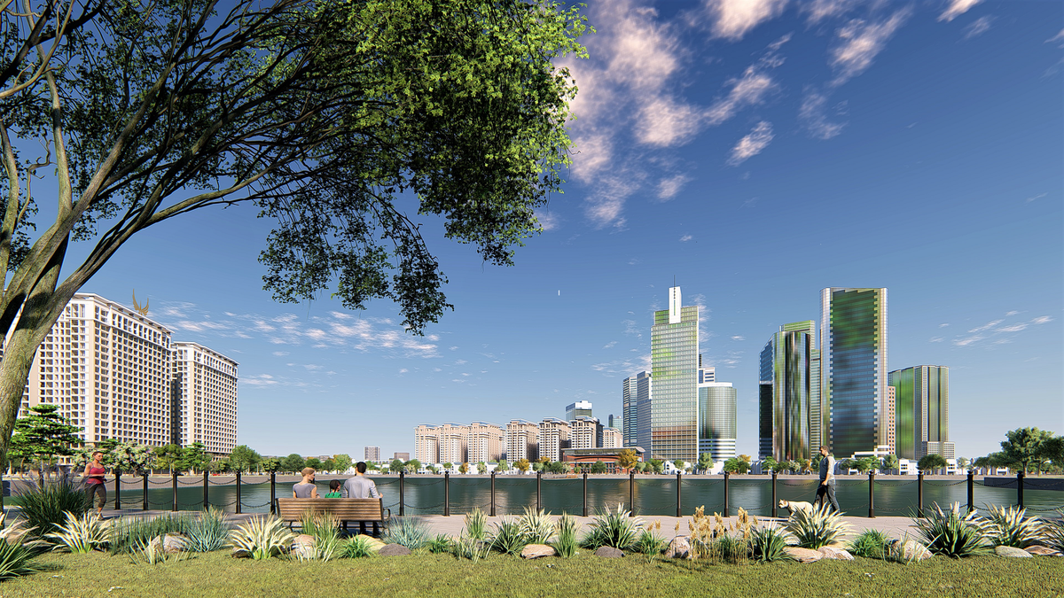 Muong Thanh Thanh Ha: Khu do thi dang song