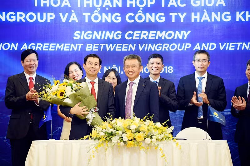 Vietnam Airlines - Vingroup ky thoa thuan hop tac-Hinh-2