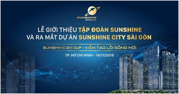 Dem nguoc den Le ra mat Sunshine Group tai Sai Gon 14/11