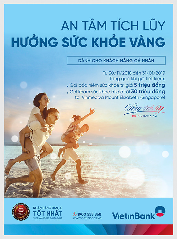 Cung VietinBank an tam tich luy huong suc khoe vang