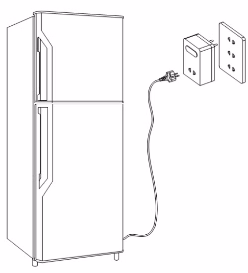 Là một thiết bị tiêu thụ điện năng lớn, nếu cắm nhiều thiết bị chung ổ với tủ lạnh rất dễ gây chập điện, dẫn đến cháy tủ lạnh.
