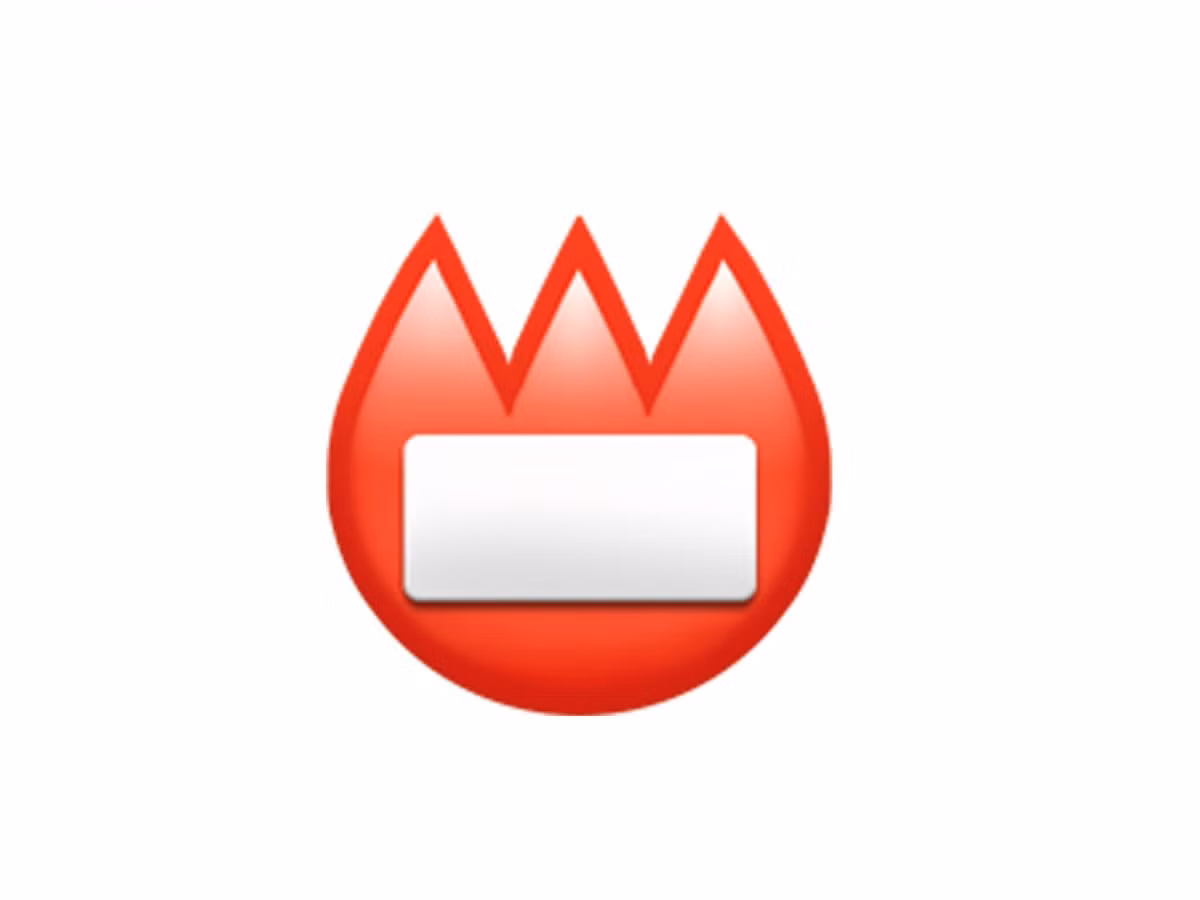 Rất giống ngọn lửa nhưng đó chỉ là một phù hiệu tên.