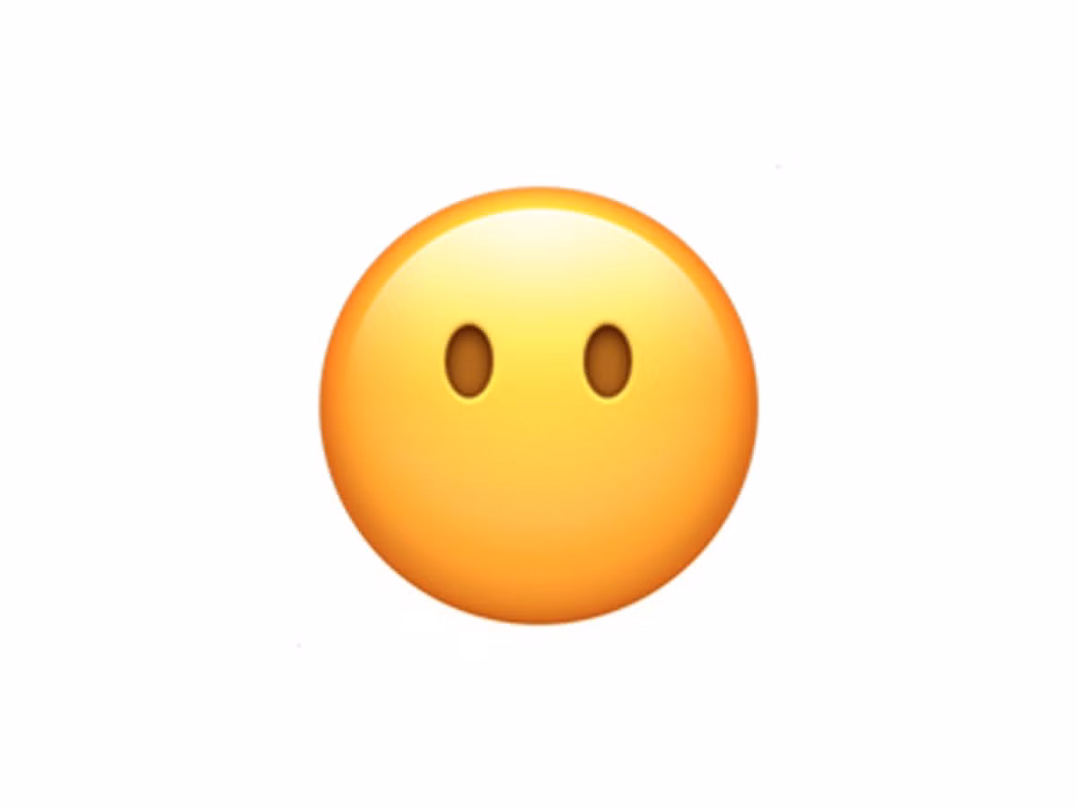 Đây là biểu tượng thể hiện sự im lặng song mọi người thường dùng nó để thể hiện sự lo lắng.