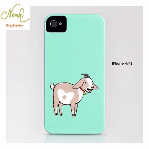 Bộ vỏ iPhone 4/4s đẹp mắt cho người tuổi mùi. Ảnh: Pinterest.