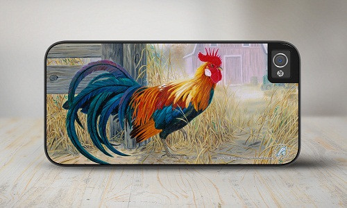 Bộ vỏ điện thoại đáng yêu cho những fan của các chú gà. Ảnh: Papaya Revolution.