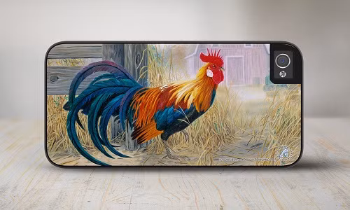 Bộ vỏ điện thoại đáng yêu cho những fan của các chú gà. Ảnh: Papaya Revolution.