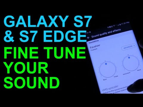 Galaxy S7 và S7 edge còn cho phép người dùng điều chỉnh âm thanh theo sở thích. Vào Settings &gt; Sounds and Vibration &gt; Sound quality and effects &gt; Equalizer. Ảnh: Youtube.