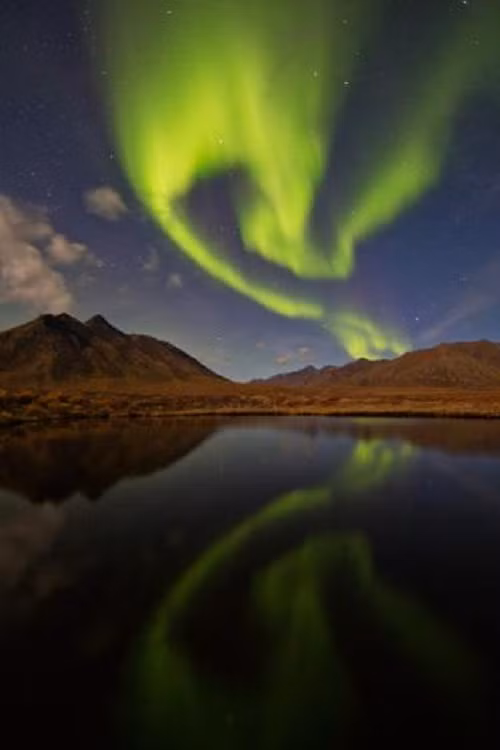Cực quang sau cơn bão trên bầu trời Canada. Nguồn ảnh: Nationalgeographic