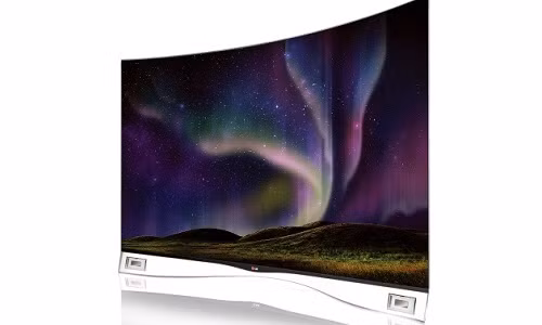  Ti vi OLED (2013) đặc trưng bởi độ mỏng đáng kinh ngạc, ít tốn điện hơn và có thể uốn cong theo ý muốn. Ảnh: Gadgets360.
