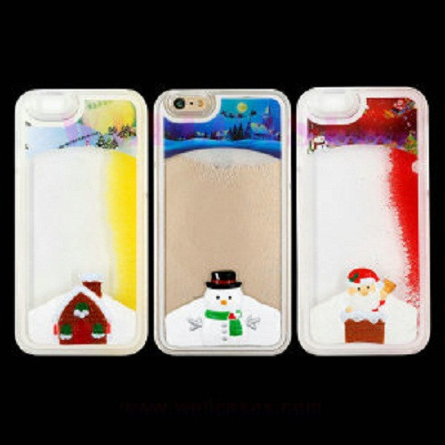 Vỏ bọc điện thoại dễ thương cùng người tuyết ngộ nghĩnh. Ảnh: Printest.