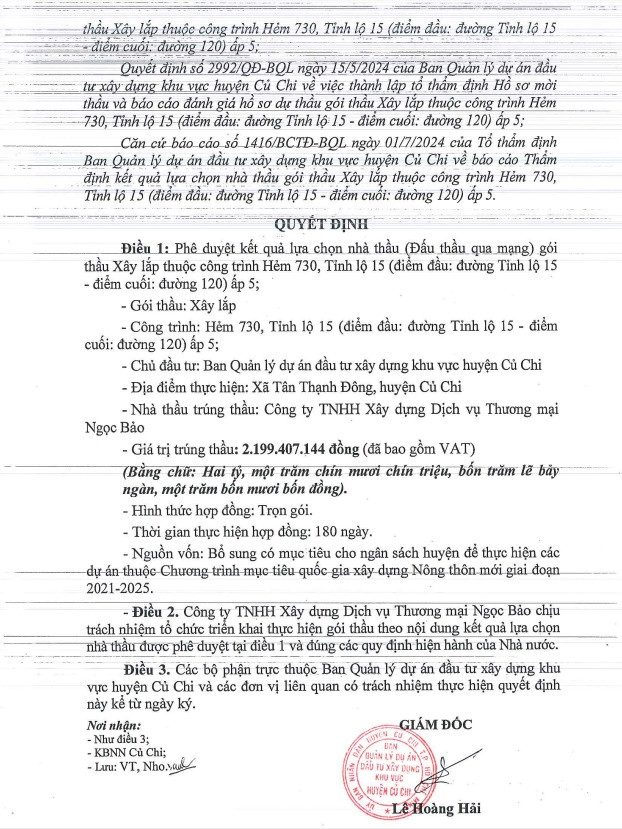 TP HCM: Cong ty Ngoc Bao trung 4 goi xay lap tai Cu Chi-Hinh-2