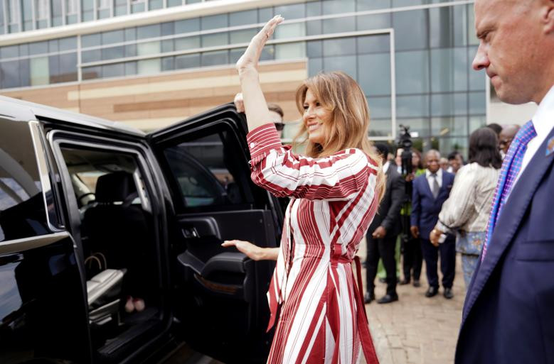 De nhat phu nhan My rang ngoi trong chuyen cong du Chau Phi-Hinh-6