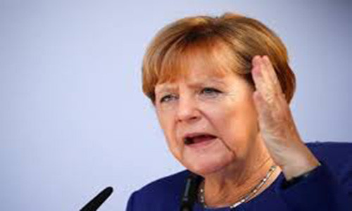 Ngày 30/5/2005, bà Merkel nhận được sự đề cử của liên minh CDU/CSU tham gia tranh cử chức Thủ tướng Đức trong cuộc tổng tuyển cử năm 2005. Ảnh: Prensa Latina. 