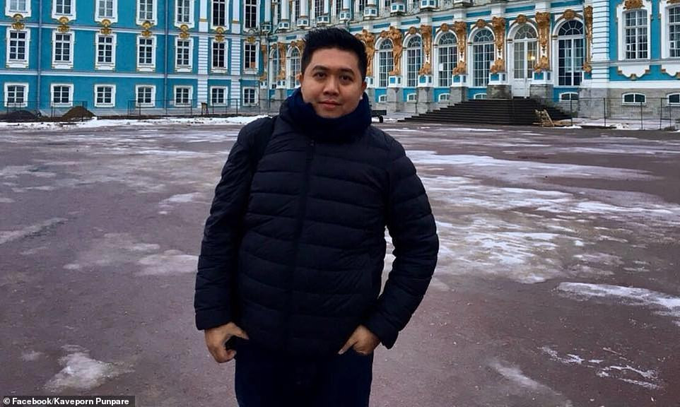 Anh Kaveporn Punpare, thư ký của ông Vichai, được xác định có mặt trên chiếc trực thăng gặp nạn. Ảnh: Facebook. 