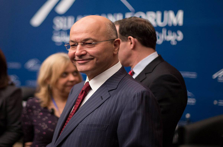 Ông Barham Salih là người thành lập trường Đại học Sulaymaniyah tại Khu tự trị người Kurd Iraq. Ảnh: auis.edu.krd