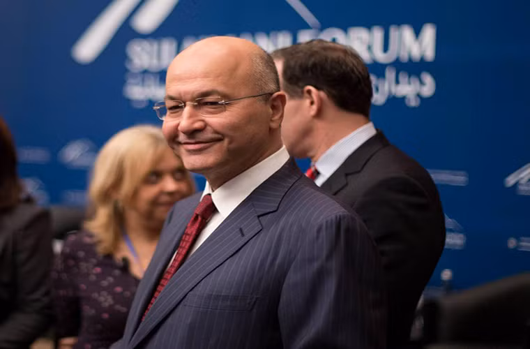 Ông Barham Salih là người thành lập trường Đại học Sulaymaniyah tại Khu tự trị người Kurd Iraq. Ảnh: auis.edu.krd