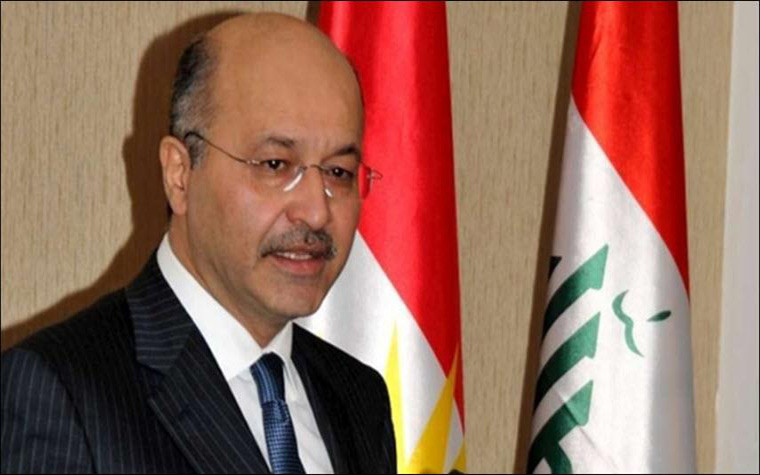 Về đời tư, ông Salih kết hôn với Tiến sĩ Sarbagh Salih, người đứng đầu và là thành viên sáng lập Quỹ Thực vật Kurd. Bà Sarbagh cũng là một nhà hoạt động nữ quyền. Ảnh: Alkawthar TV. Mời độc giả xem thêm video: Iraq điều trị miễn phí cho người khuyết tật (Nguồn: VTC14)