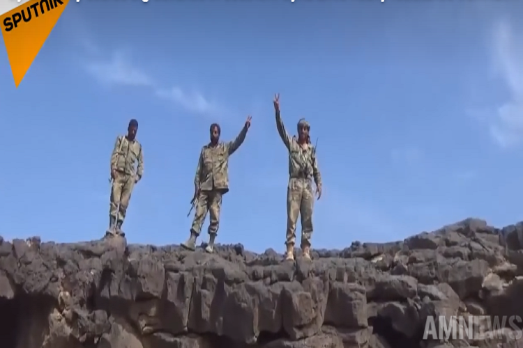 Trong diễn biến hiện tại trên chiến trường Syria, lực lượng chính phủ Damascus vẫn đang giành thắng lợi trên khắp các mặt trận. Tại Sweida, Quân đội Syria tiếp tục chiến dịch quân sự ở vùng núi al-Safa chiến lược. Ảnh: Sputnik.