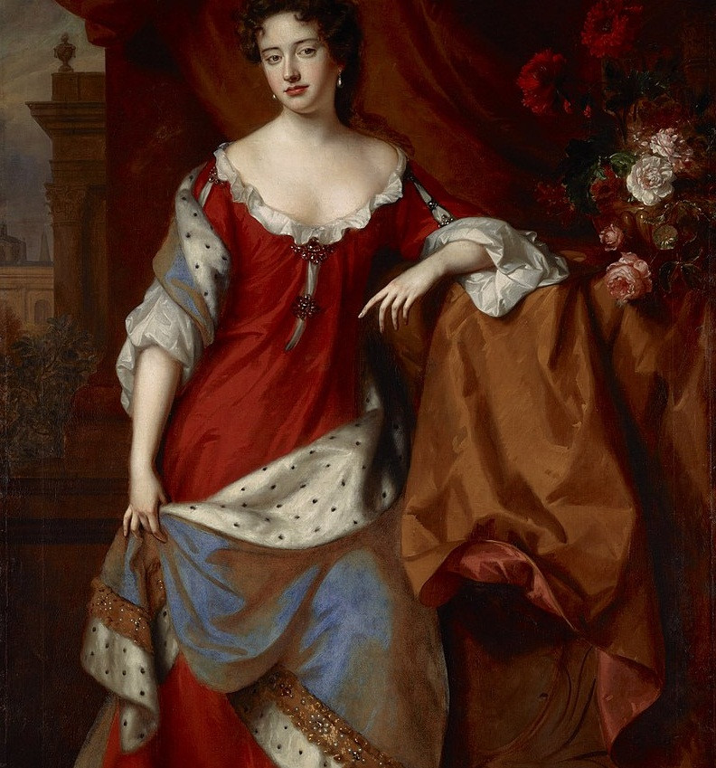 Năm 1702, sau cái chết của người anh rể là Wiliam, bà Anne chính thức trở thành Nữ vương của Anh, Scotland và Ireland. Với tích cách thành thật và trình độ chính trị của mình, bà đã nhận được sự ủng hộ của đông đảo người dân. Nữ hoàng Anne cai trị nước Anh cho đến khi bà qua đời vào năm 1714. Ảnh: Wikipedia.