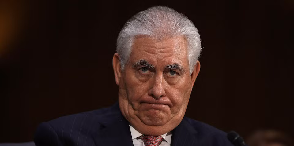 Tháng 12/2017, Ngoại trưởng Mỹ khi đó là ông Rex Tillerson thông báo Mỹ vừa quyết định chấm dứt tham gia vào quy trình của Liên Hợp Quốc nhằm xây dựng Hiệp ước Di trú Toàn cầu (GCM). Ảnh: Foreign Policy.