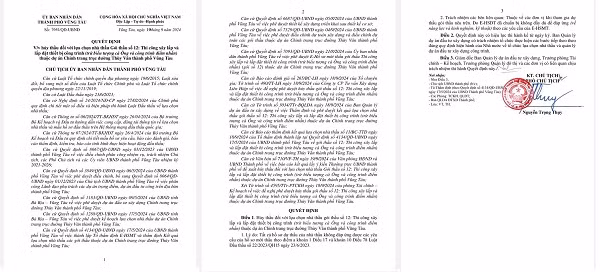 BR-VT: Mời lại gói thầu xây lắp chỉnh trang trục đường Thùy Vân BR-VT: Moi lai goi thau xay lap chinh trang truc duong Thuy Van