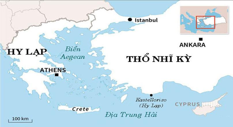 Hai quốc gia láng giềng NATO có tranh chấp biên giới trên biển và trên không từ lâu, dẫn đến các cuộc tuần tra và đánh chặn gần như hàng ngày chủ yếu xung quanh các hòn đảo của Hy Lạp gần bờ biển Thổ Nhĩ Kỳ.