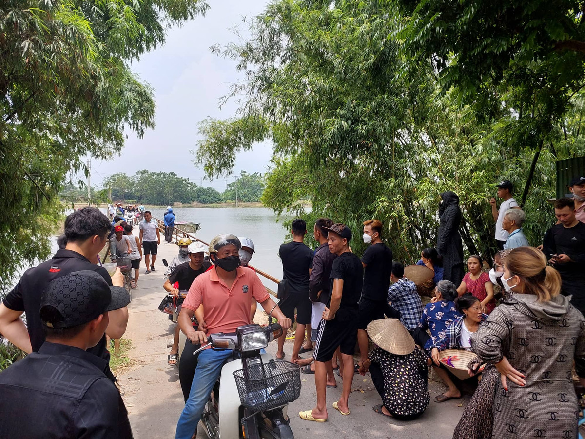 Toan canh vu tim kiem co gai mat tich o Hoai Duc (Ha Noi)