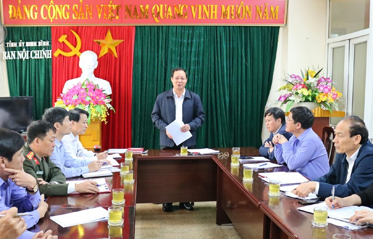 Ông Lưu Danh Tuyên, Ủy viên Ban Thường vụ, Trưởng Ban Nội chính Tỉnh ủy, Phó Trưởng ban Thường trực.