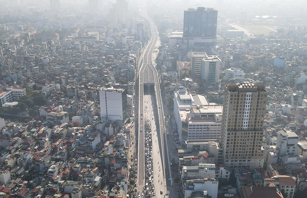 Ha Noi thong xe vanh dai 2 doan Nga Tu So - Nga Tu Vong