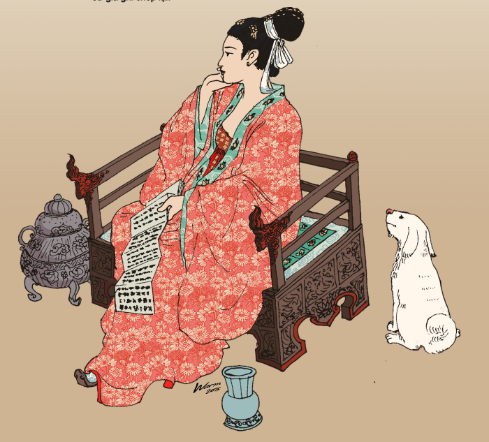 Đặc biệt, Hoàng hậu Trần Thị Dung luôn bị Đàm Thái hậu (mẹ đẻ vua) ghét và tìm mọi cách hãm hại. Đàm Thái hậu bỏ thuốc độc vào thức ăn của bà. Nhà vua biết nên mỗi bữa ăn, lại cho gọi vợ đến chia đôi suất của mình và không lúc nào để bà ăn một mình.