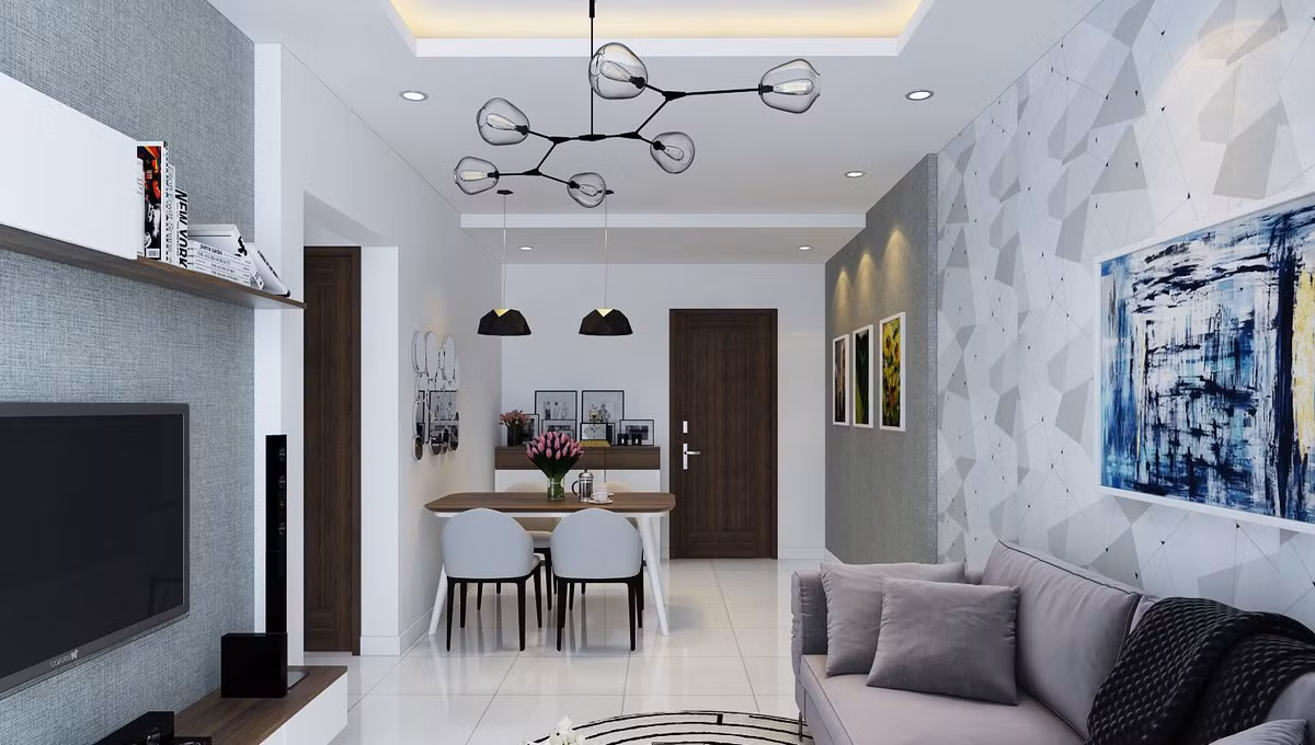 Sự đơn giản là ý tưởng chủ đạo cho không gian, vừa tiết kiệm diện tích, vừa tiết kiệm chi phí. Ảnh: Decoxdesign.