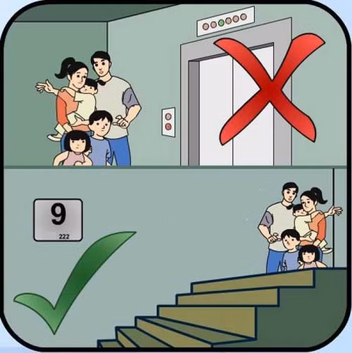 Khi đám lửa tấn công, mọi người thường hoảng loạn, không có thời gian suy nghĩ. Tâm lý này dễ khiến mọi người không đủ tỉnh táo để tìm ra lối thoát hiểm. Ảnh minh họa: PCCC.