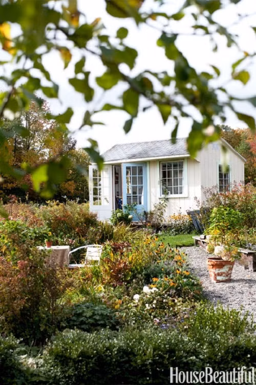 Trồng nhiều rau, hoa, cây cảnh ở sân từ lâu đã trở thành thú vui của những chủ nhà yêu thiên nhiên.