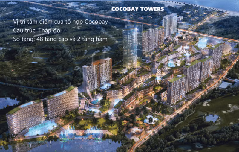 Trong đó, tòa Condotel 5 sao đạt tiêu chuẩn hiện đại bậc nhất Đông Nam Á. Ảnh: Nha247.