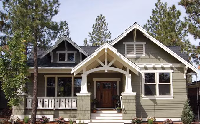 Nhà 1 tầng 1 tum theo phong cách Pháp. Ảnh: Kientrucadong.