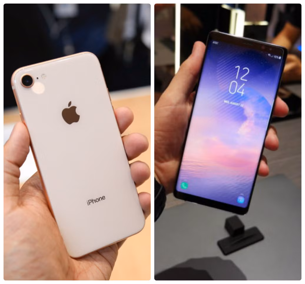 Về cấu hình, nếu như iPhone 8 được Apple trang bị vi xử lí A11 Bionic mới nhất thì Note 8 cũng được trang bị cấu hình mạnh với chip Exynos 8895 hoặc Snapdragon 835 tùy theo thị trường.