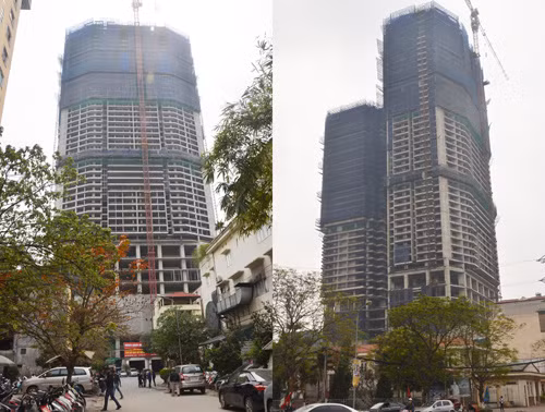 Được xây dựng trên diện tích hơn 10.000m2 với tổng vốn đầu tư lên tới 5.000 tỷ đồng, chung cư Discovery Complex lại có điểm hạn chế là view nhìn ra bãi tha ma. Ảnh: Vietnamnet.